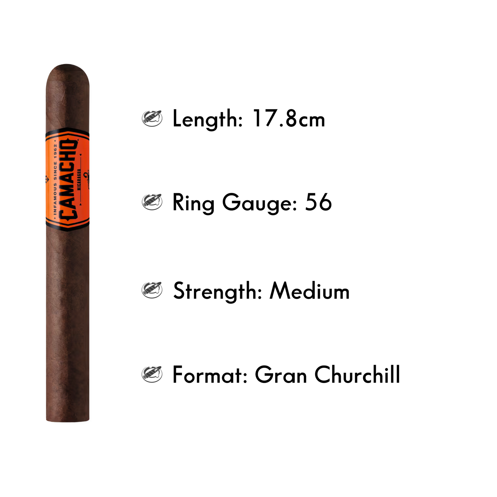 CAMACHO NICARAGUA GRAN CHURCHILL