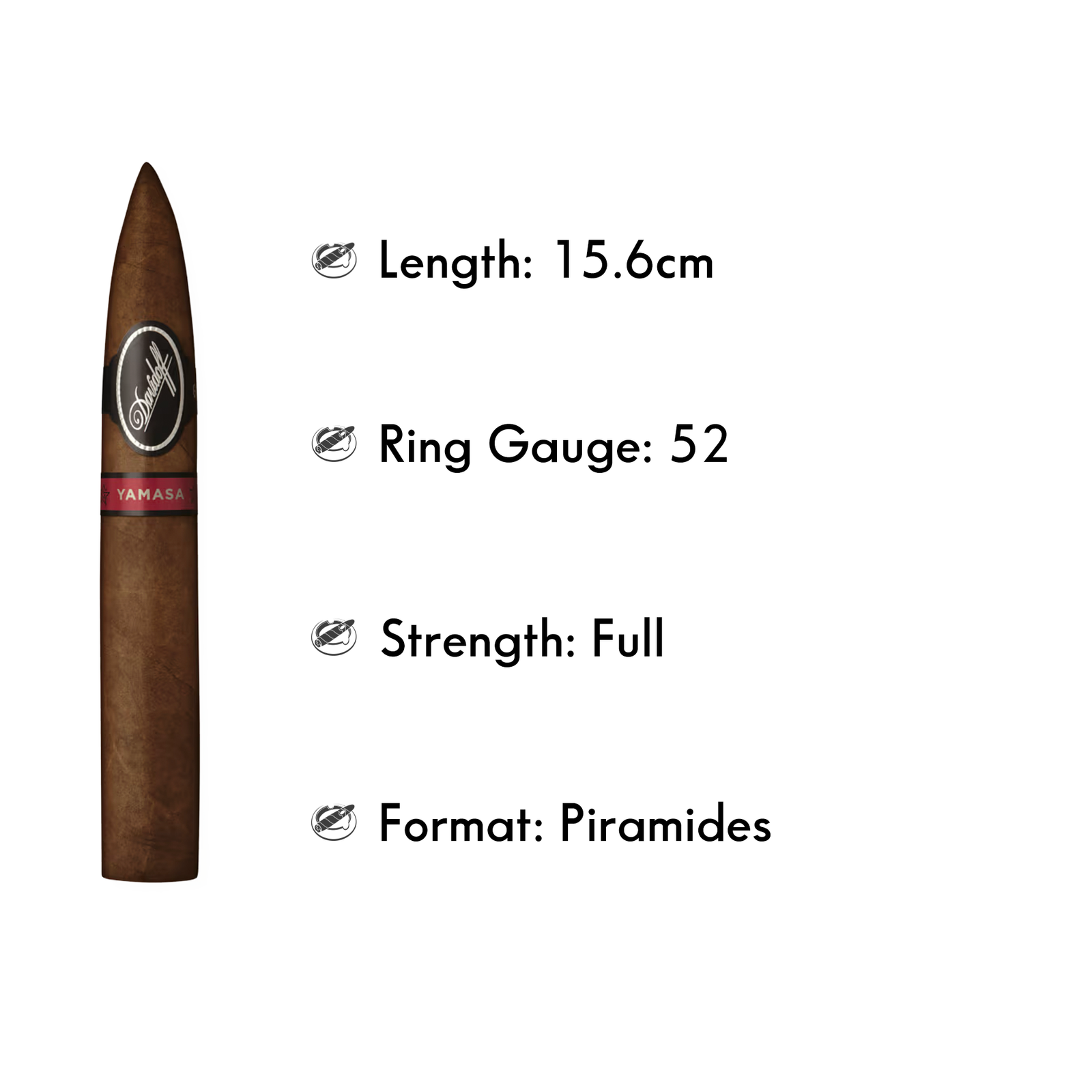 DAVIDOFF YAMASA PIRAMIDES (4/PACK) - PACK OF 4