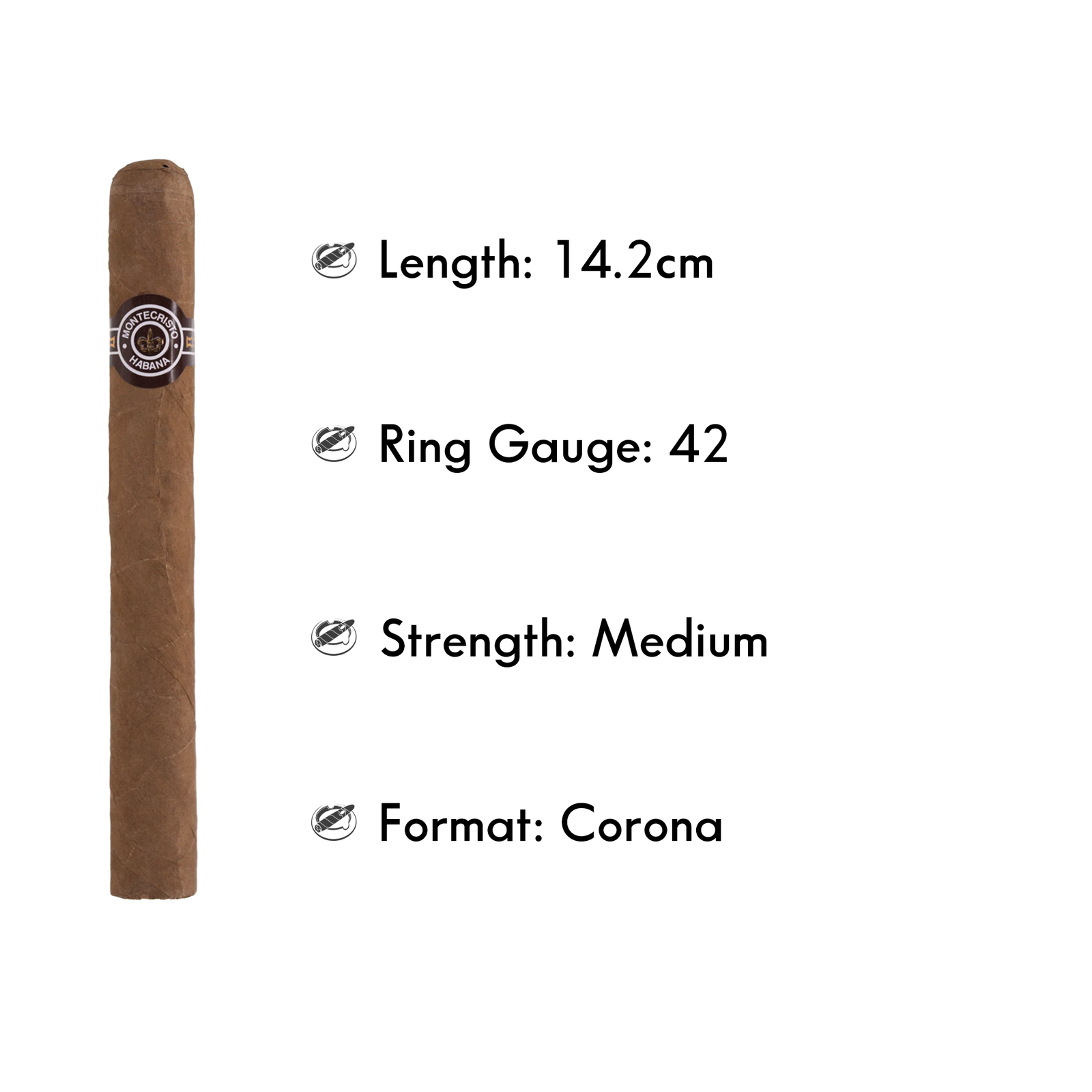 Montecristo -No.3 P/c - 5 - PACK OF 3