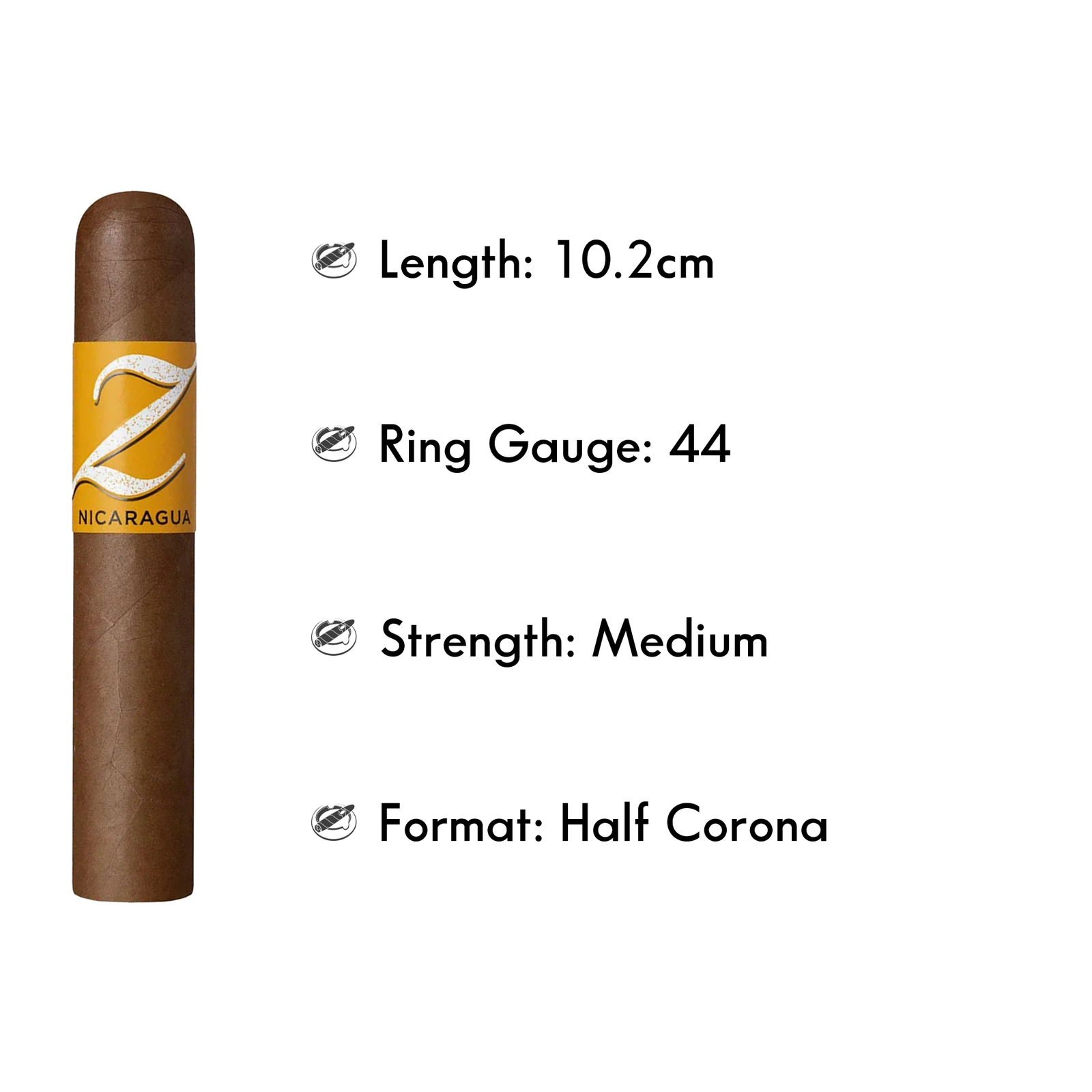 ZINO NICARAGUA HALF CORONA PRE-CUT