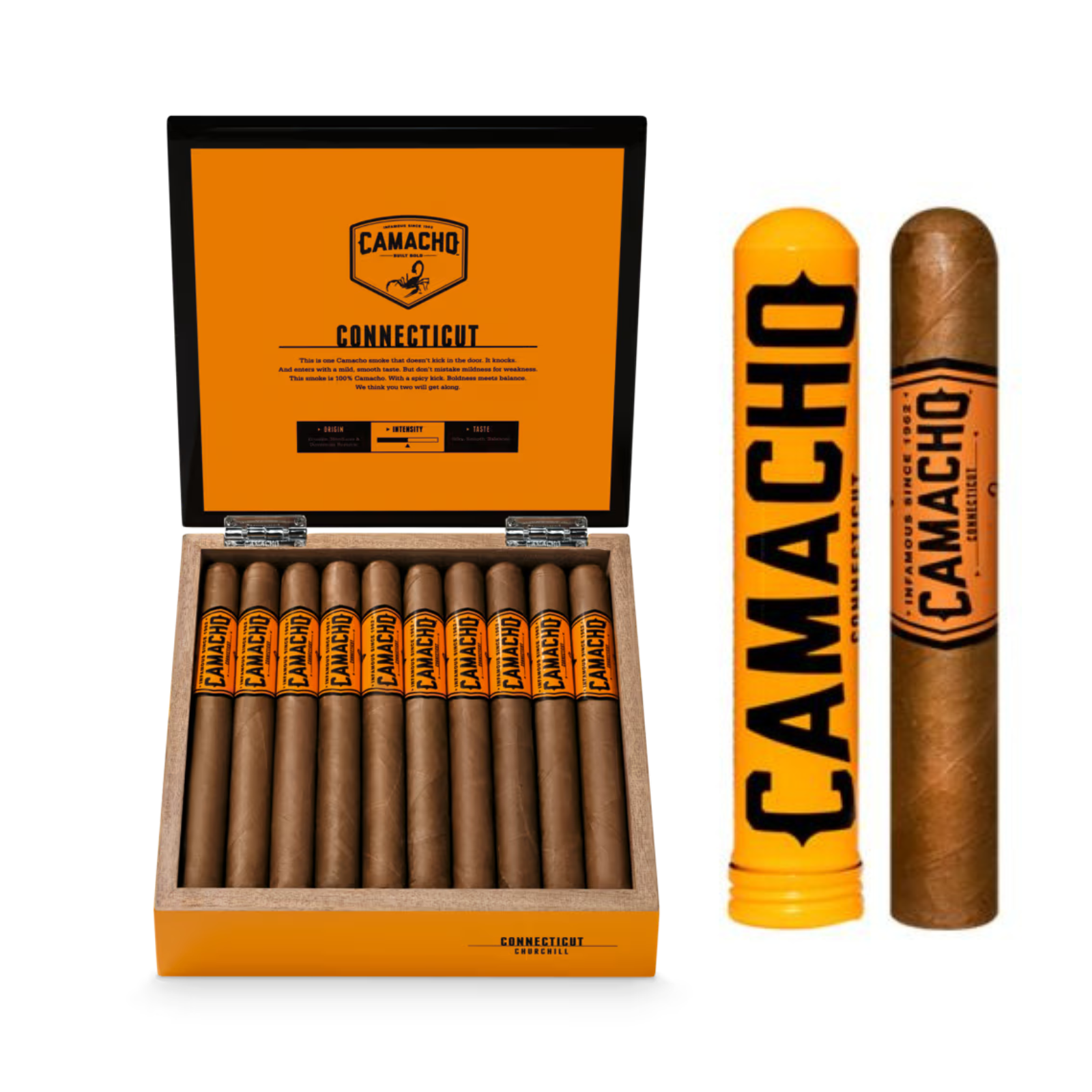 CAMACHO CONNECTICUT ROBUSTO TUBOS
