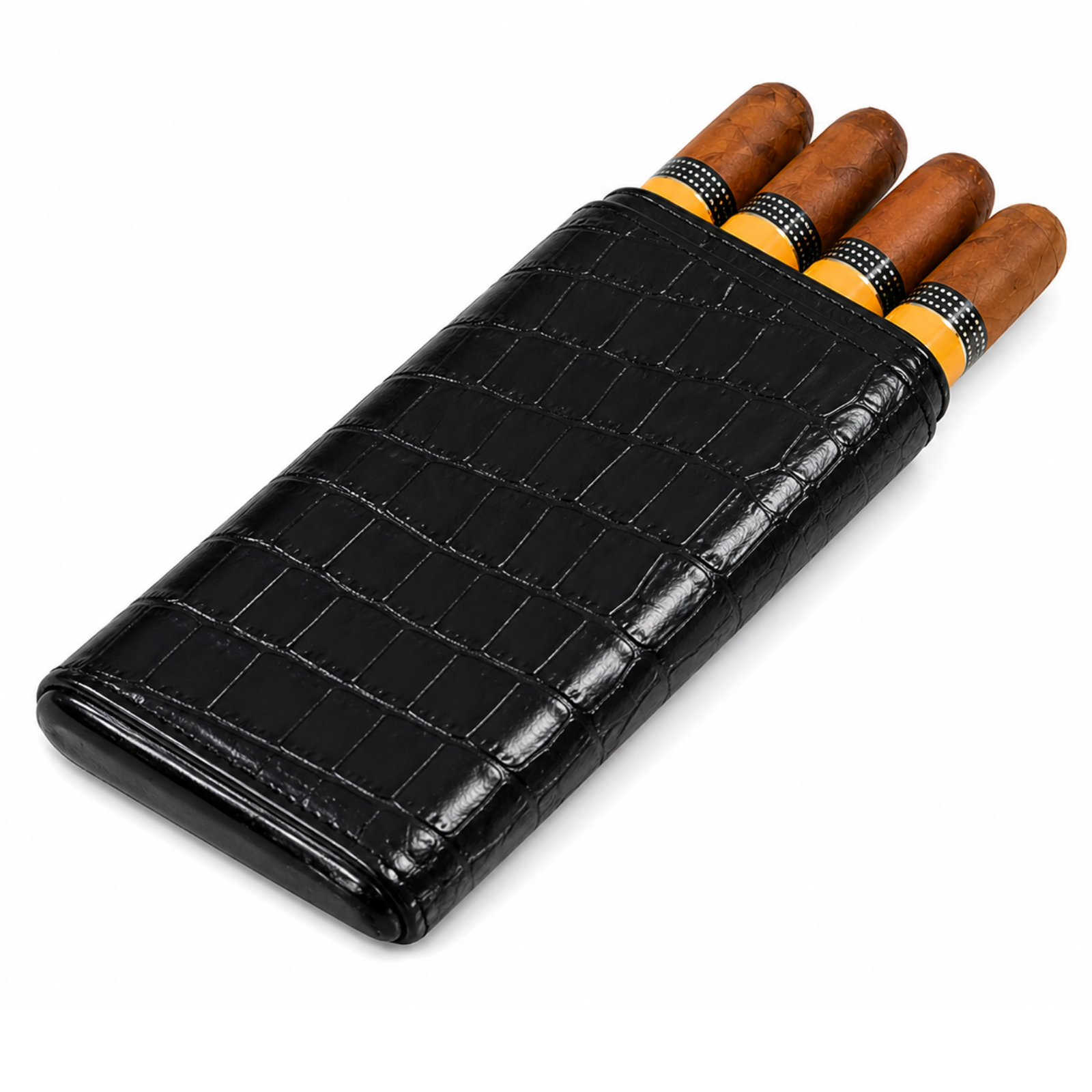 Sikarlan 3CT Holder Crocodile Leather