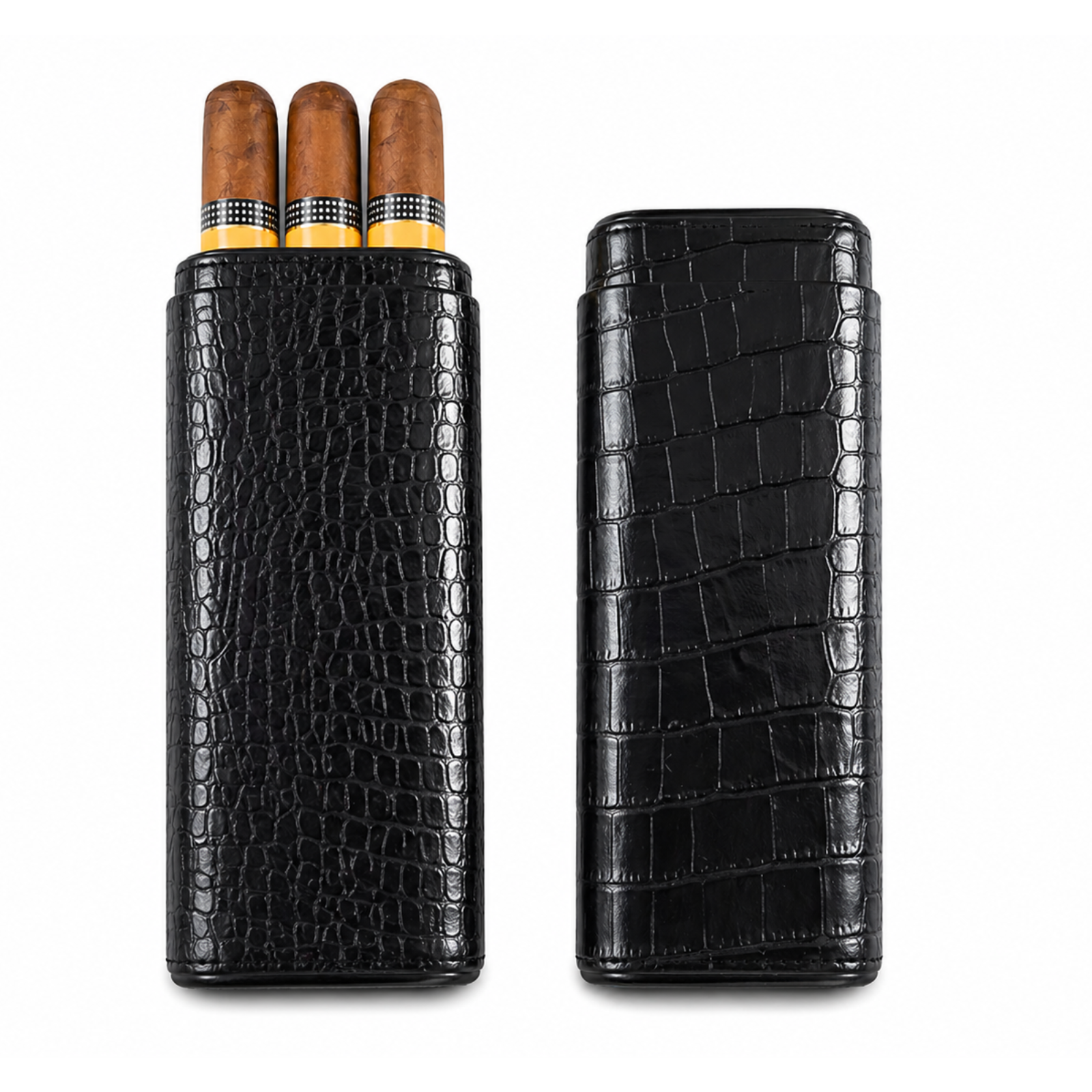 Sikarlan 3CT Holder Crocodile Leather