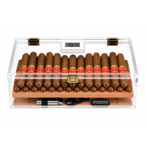 Acrylic Humidor with Digital Hygrometer - main cover image