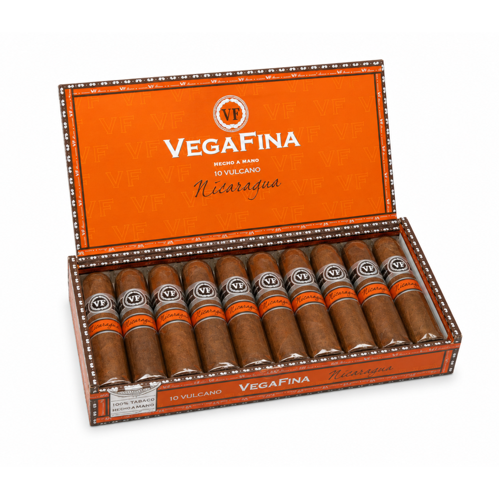 VegaFina Nicaragua Vulcano - 10 Cigars (Pack Of 10)