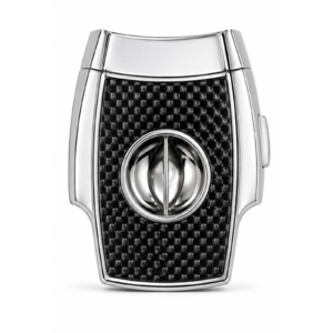 Sikarlan Metal Carbon Fibre V Cutter – Black