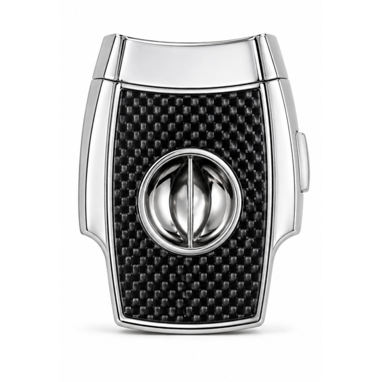 Sikarlan Metal Carbon Fibre V Cutter – Black