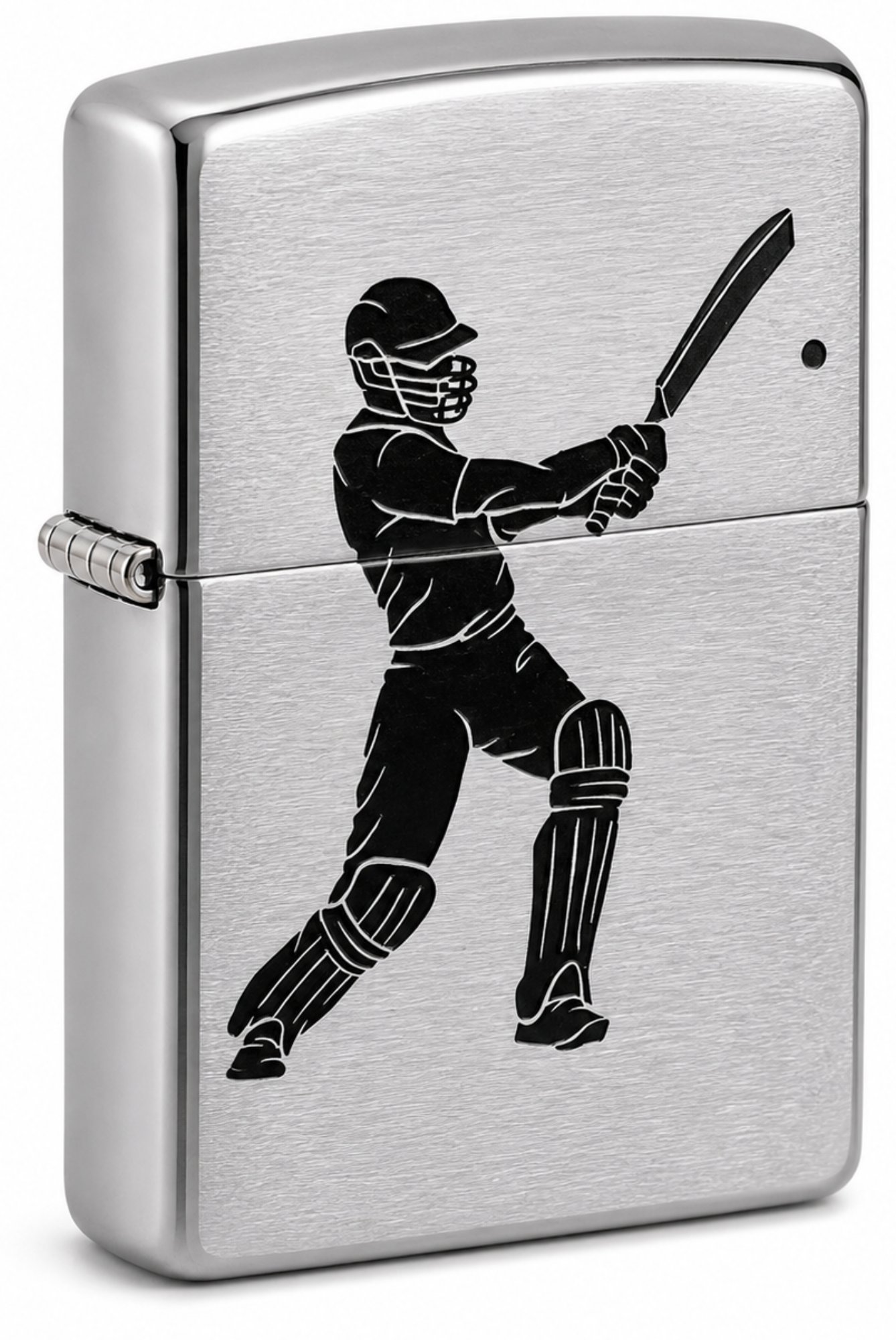 Cricket Player Design Windproof Pocket Lighter (India regional)