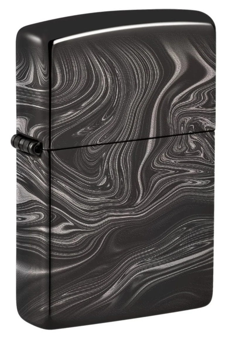 Marble Pattern Design Iron Stone Windproof Lighter