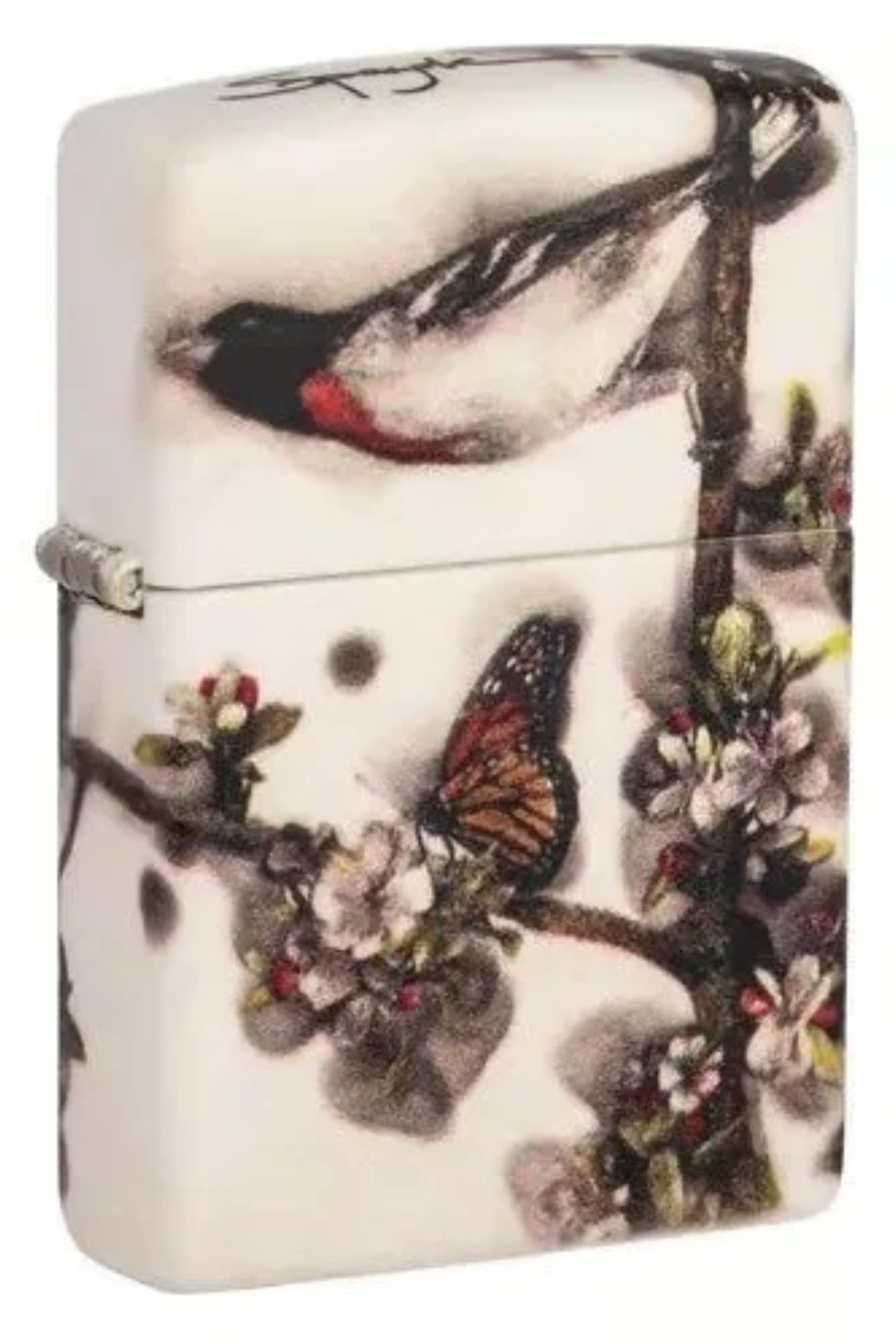 Spazuk Design Windproof Lighter (Bird Holding a Rose / Hummingbirds / About to Blow)