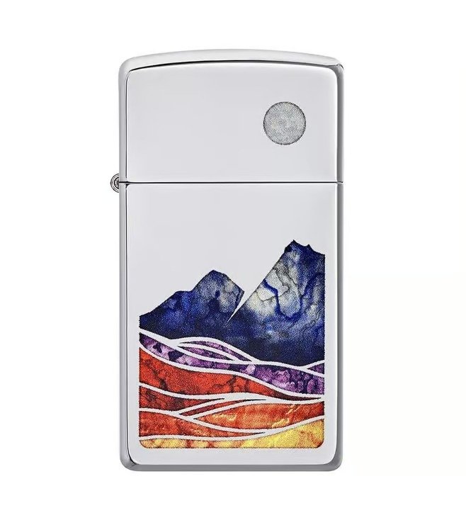 Slim Landscape Design Windproof Lighter