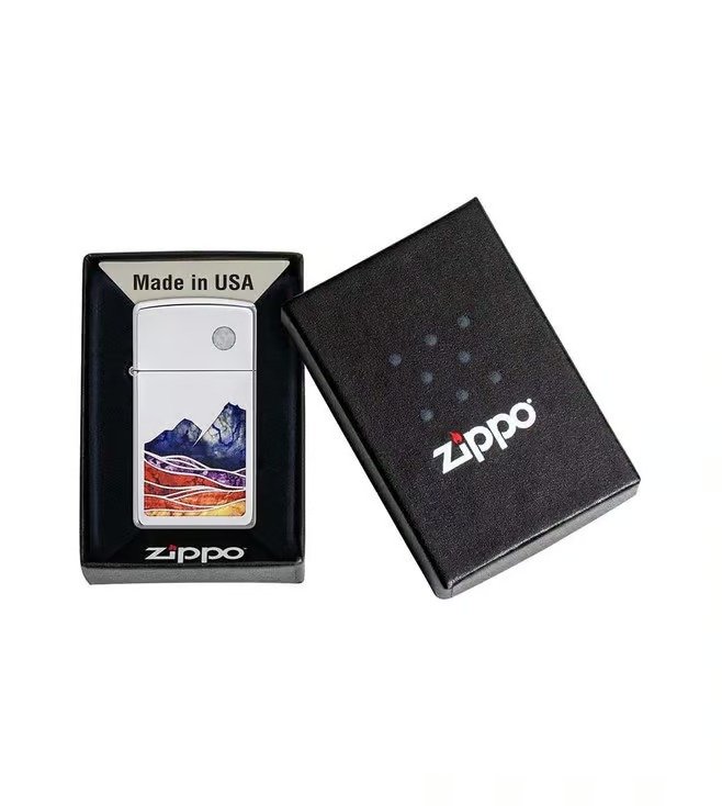 Slim Landscape Design Windproof Lighter