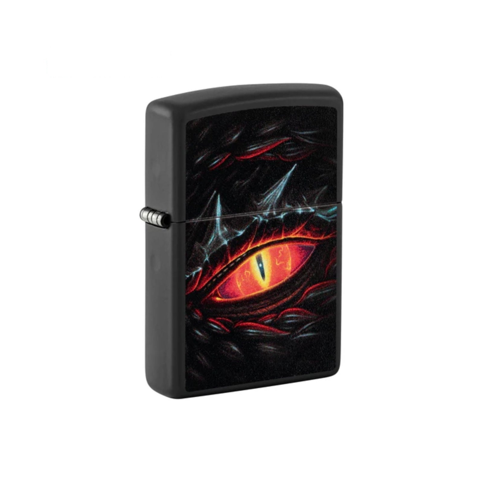 Glowing Dragon Eye Black Matte Windproof Lighter