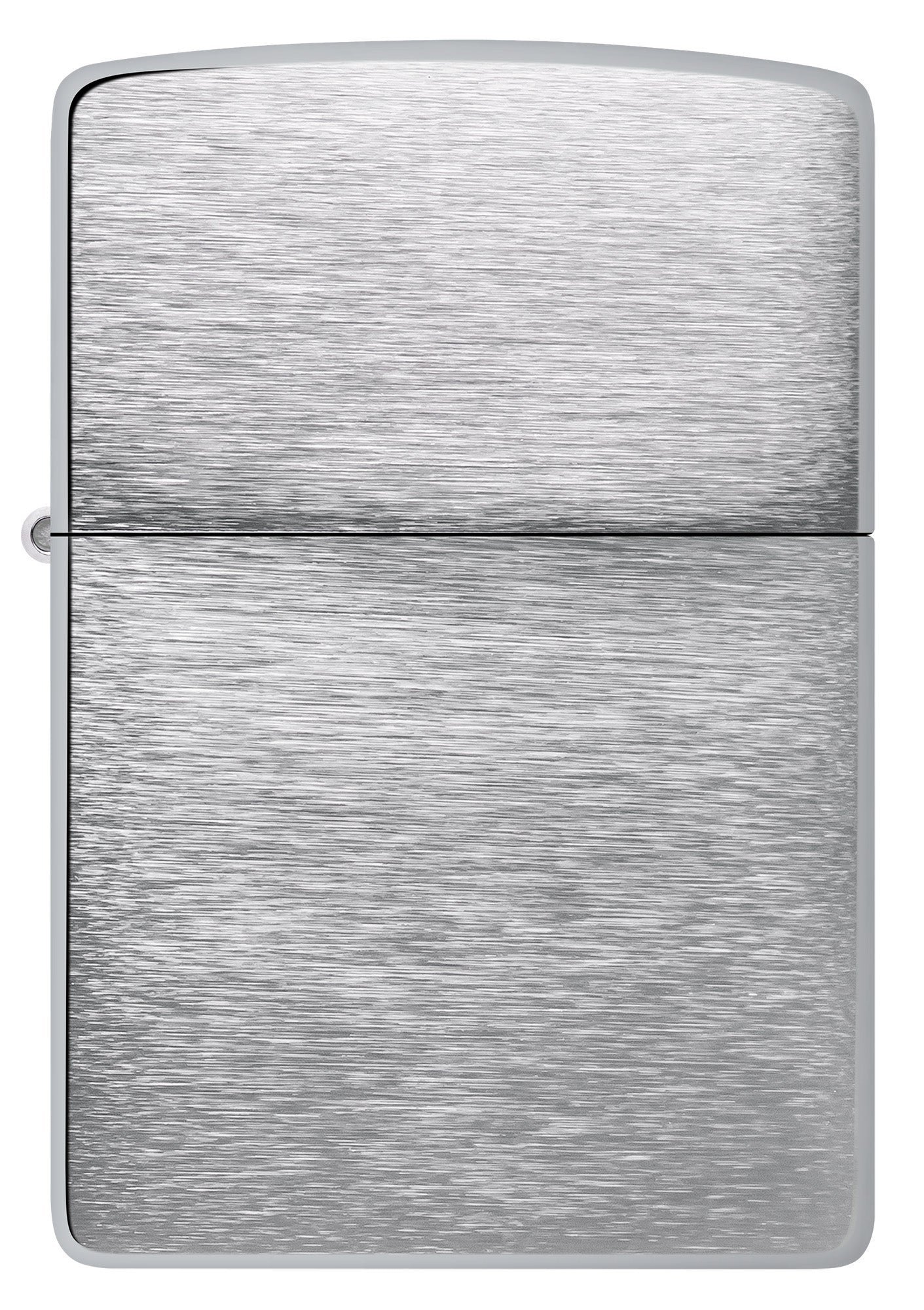 Vintage Brushed Chrome Without Slashes Windproof Lighter
