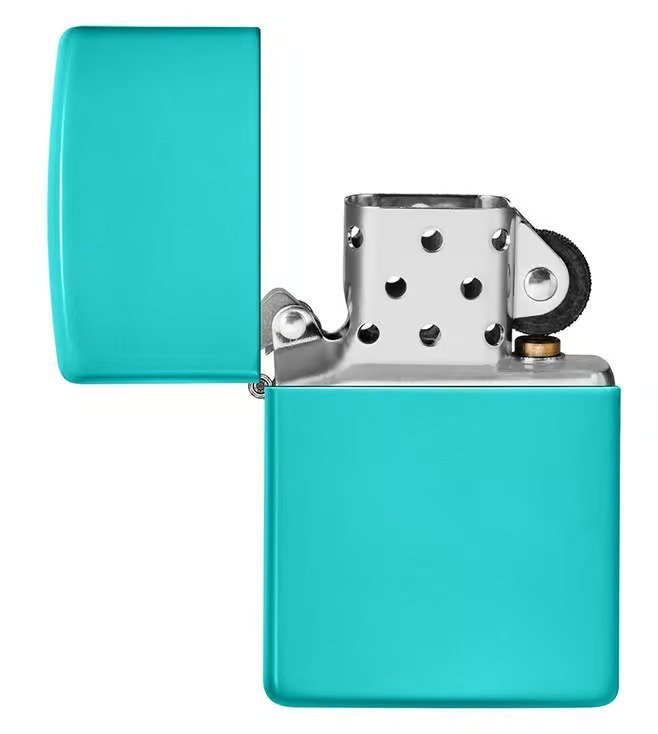 Classic Flat Turquoise Windproof Lighter