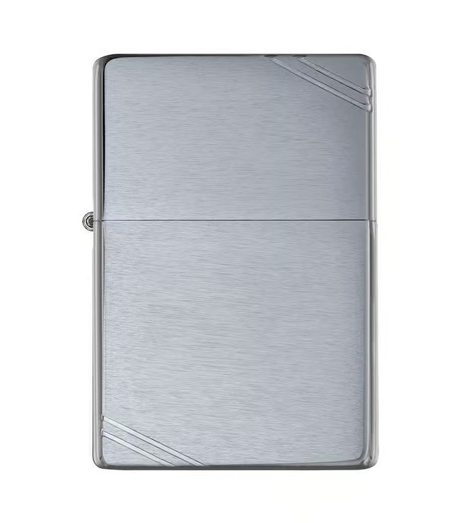 Classic Street Chrome with Slashes Windproof Lighter