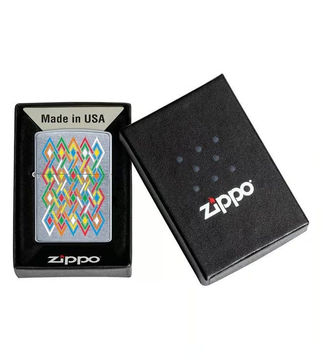 Luxury Diamond / Multi-Color Diamond Pattern Windproof Lighter