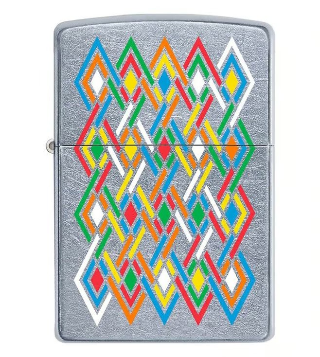 Luxury Diamond / Multi-Color Diamond Pattern Windproof Lighter