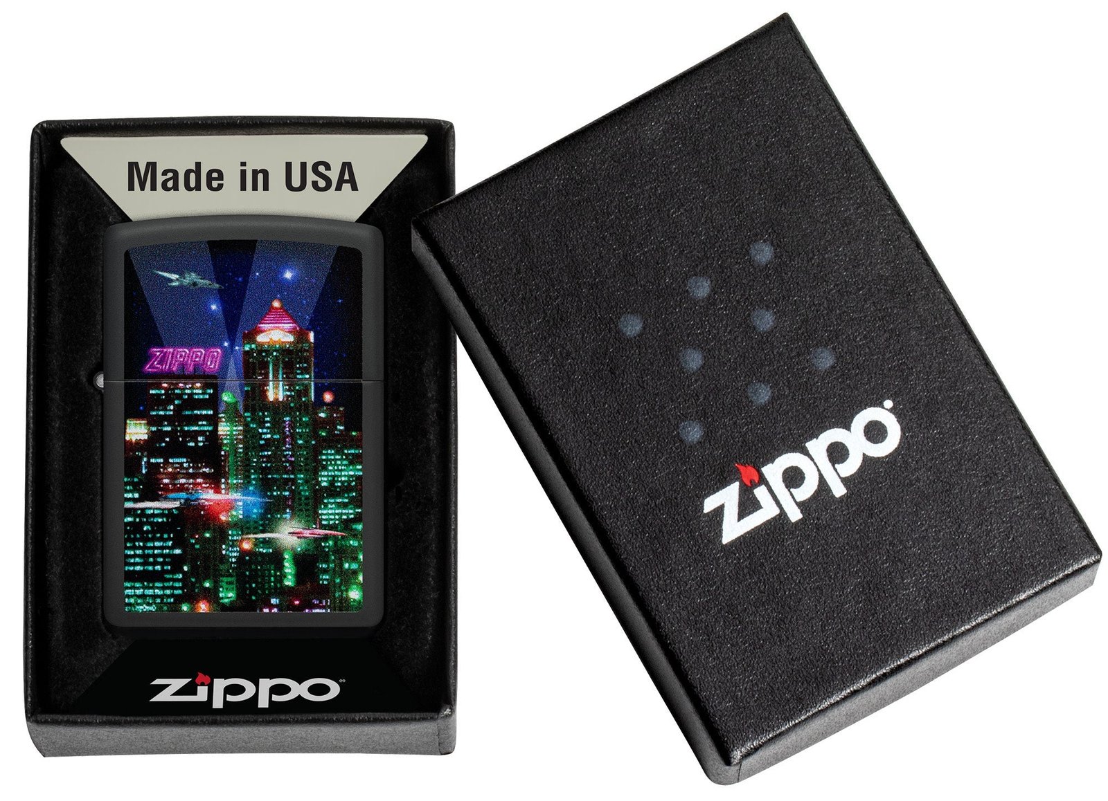 Cyber City Design 540 Color Matte Windproof Lighter