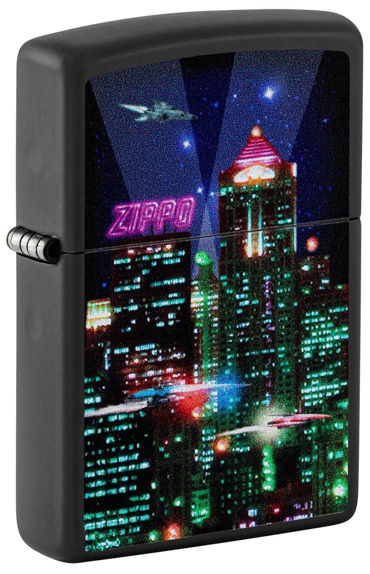 Cyber City Design 540 Color Matte Windproof Lighter