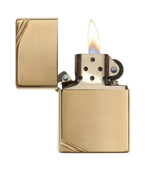 Vintage High Polish Brass Without Slashes 'Notorious' Design