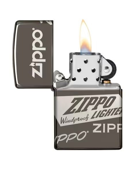 Zippo Classic Logo Color Image Premium Windproof Lighter