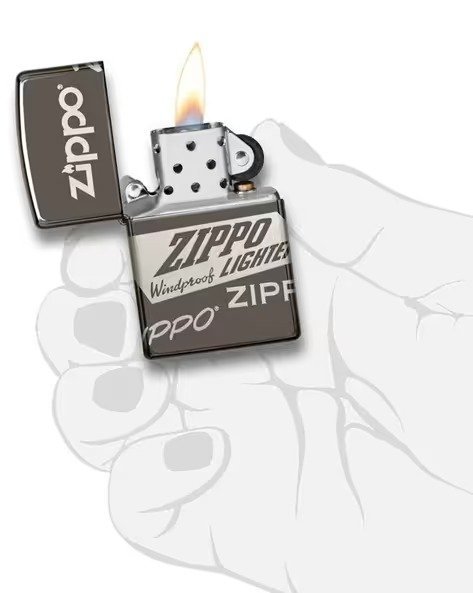 Zippo Classic Logo Color Image Premium Windproof Lighter