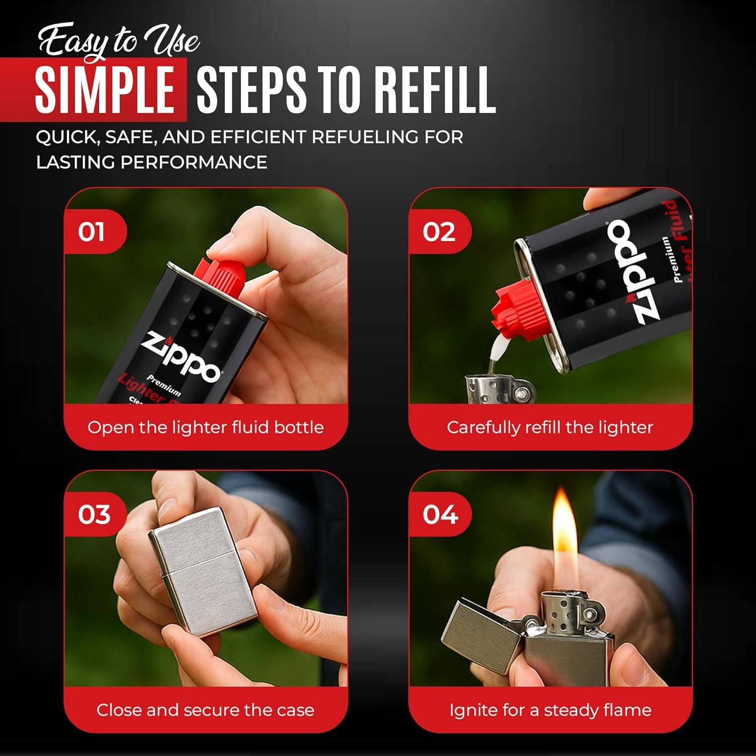 Zippo Premium Lighter Fluid 4 oz