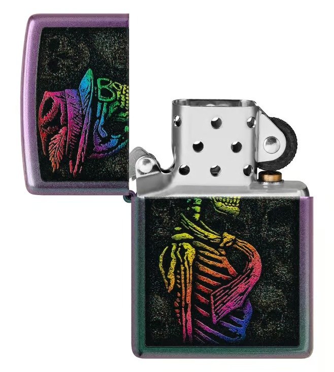 Skull Design Windproof Lighter (Black Matte or Iron Stone)