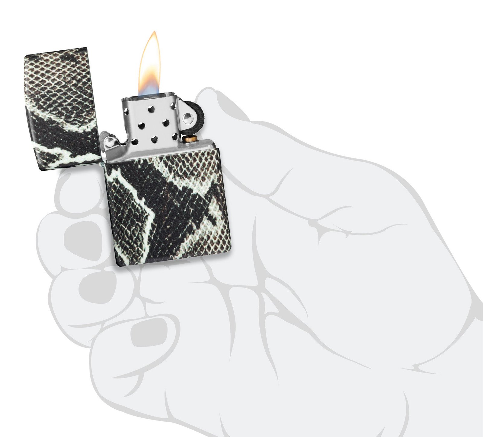 Snake Skin 540 Color Windproof Lighter