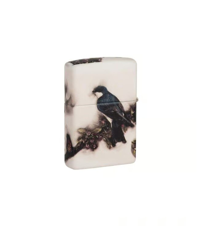 Spazuk Design Windproof Lighter (Bird Holding a Rose / Hummingbirds / About to Blow)