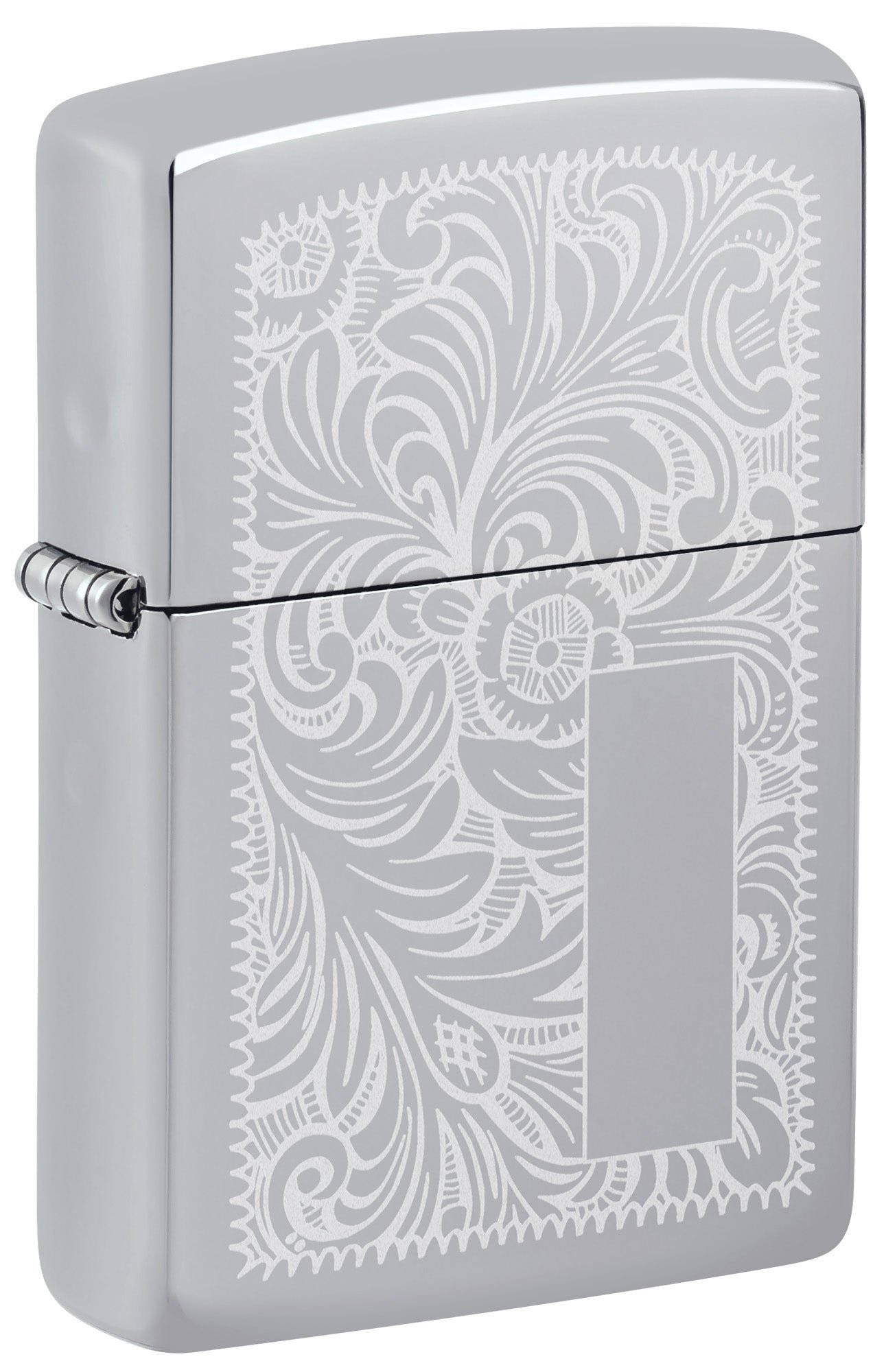High Polish Chrome Venetian Windproof Lighter