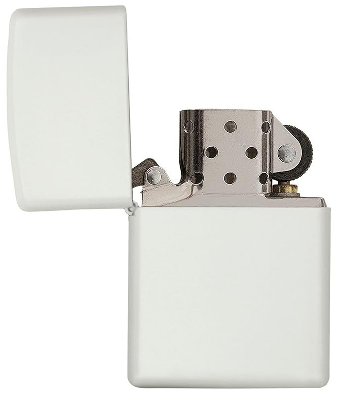 Zippo Design Color Image White Matte Windproof Lighter
