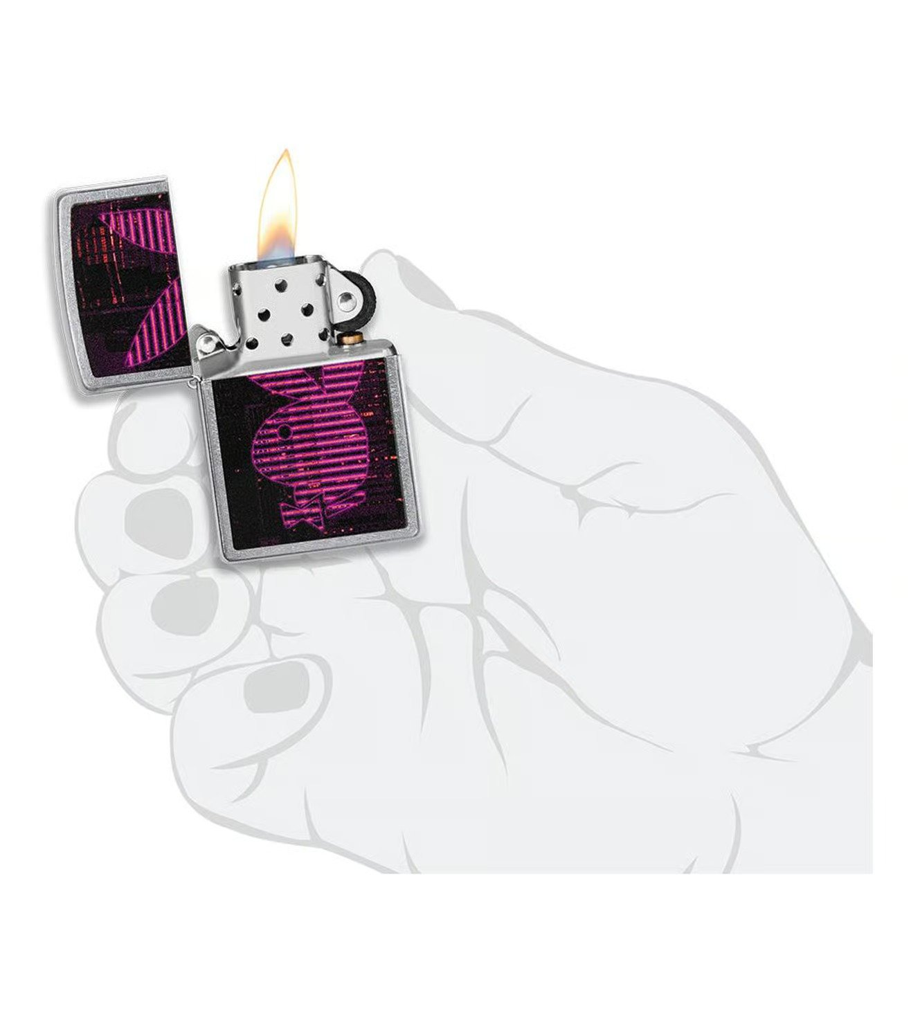 Playboy Design Windproof Pocket Lighter (licensed)