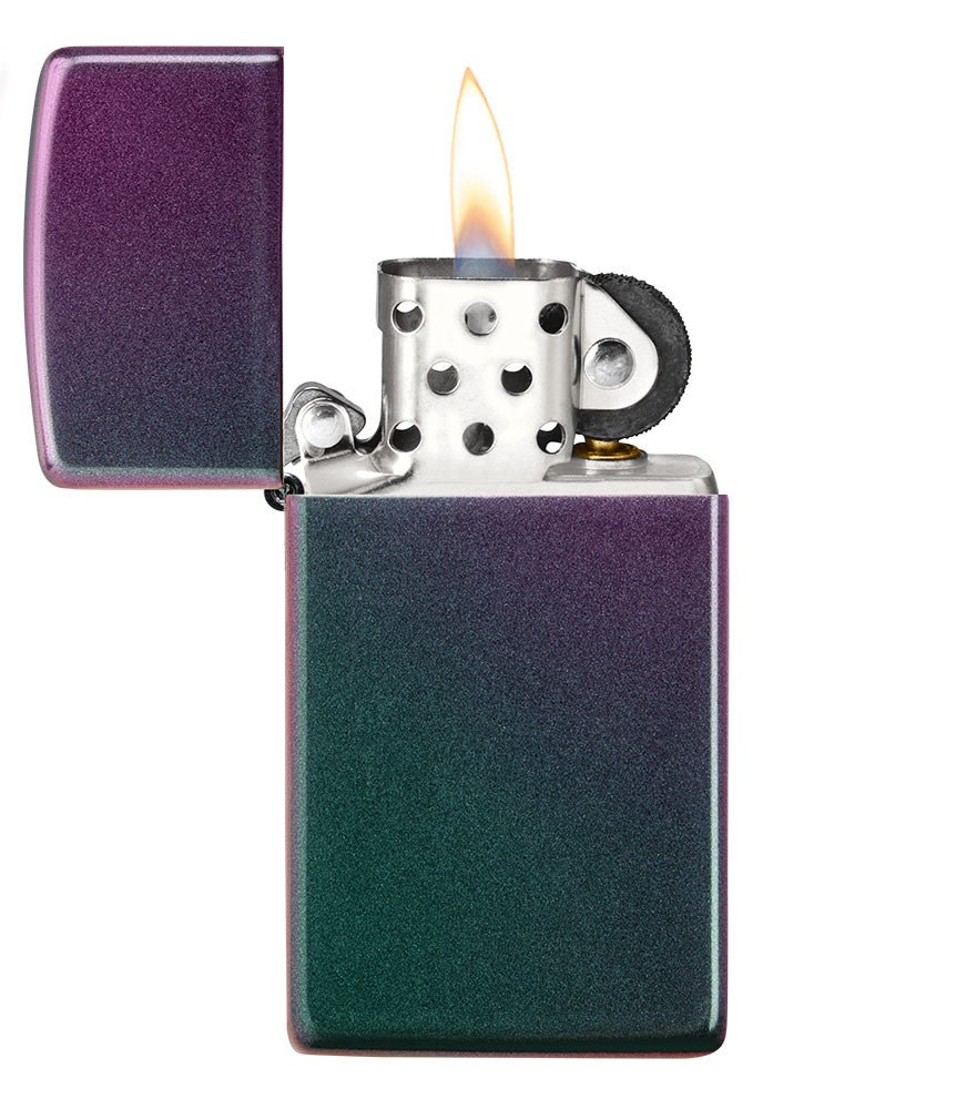 Slim Iridescent Windproof Lighter
