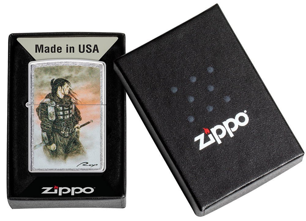 Warrior Design Windproof Lighter (Luis Royo Samurai / Mazzi Spartan)
