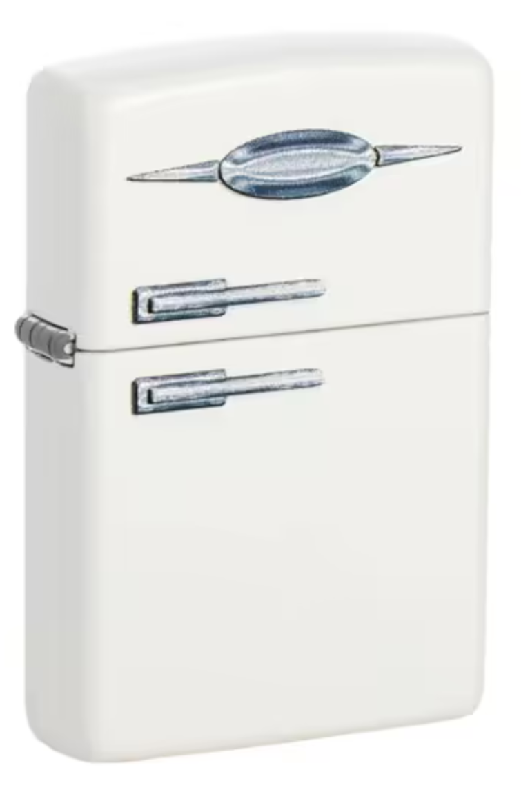 Retro Fridge Design Windproof Lighter