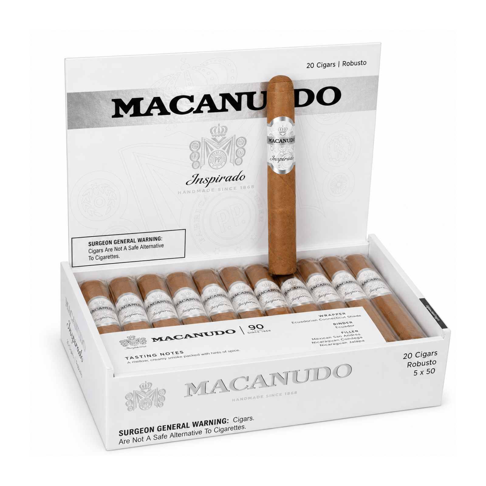 Macanudo Inspirado White Robusto