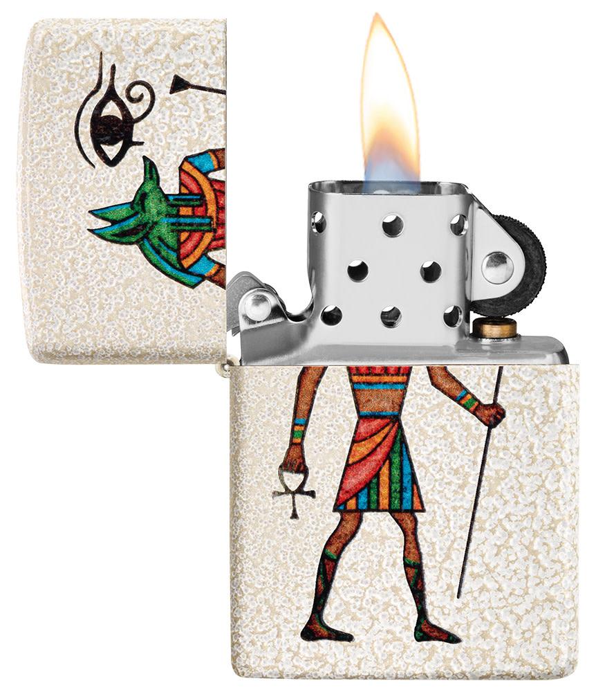 Anubis Egyptian Design Mercury Glass Windproof Lighter