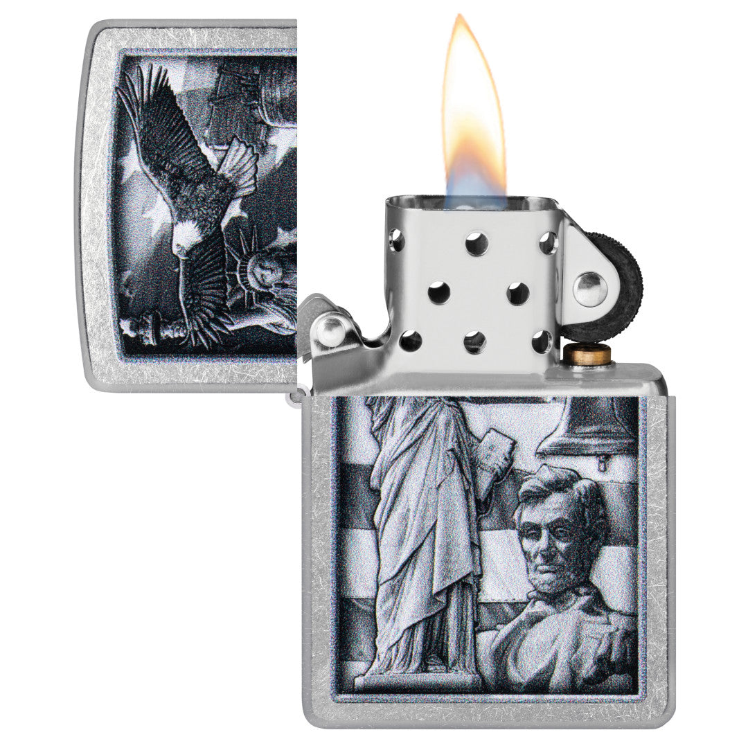 American Classic Design Street Chrome Windproof Lighter